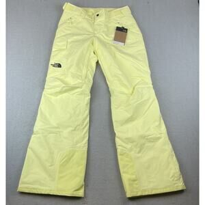 The North Face Womens Sz S Freedom Insulated Pants Sun Sprite Yellow